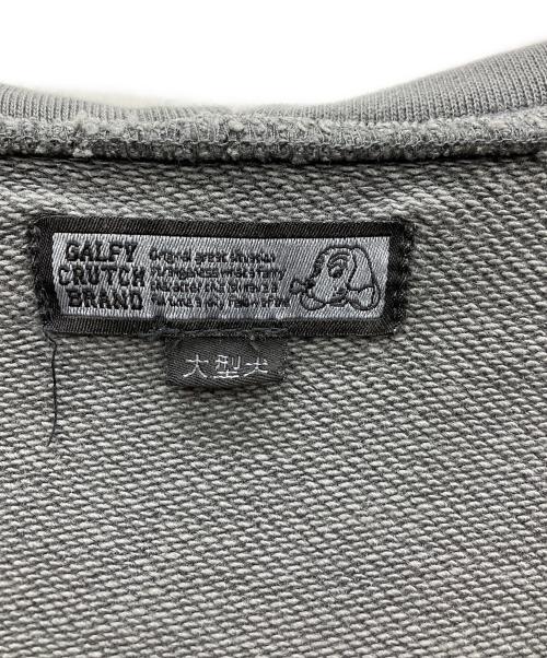 GALFY（ガルフィー）GALFY (ガルフィー) 穴の向こうにわんちゃんパーカー グレー サイズ:大型犬(XL)の古着・服飾アイテム