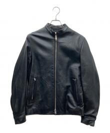 JOURNAL STANDARD（ジャーナルスタンダード）の古着「シングルライダースジャケット」｜ブラック