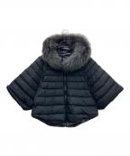 TATRASタトラス）の古着「ポンチョダウンジャケット」｜ブラック