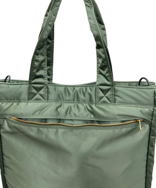 PORTER（ポーター）PORTER (ポーター) TANKER 2WAY TOTE BAG カーキの古着・服飾アイテム