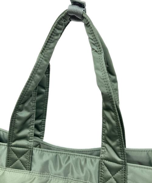 PORTER（ポーター）PORTER (ポーター) TANKER 2WAY TOTE BAG カーキの古着・服飾アイテム