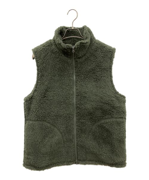 BEAMS（ビームス）BEAMS (ビームス) フリースベスト グリーン サイズ:SIZE Mの古着・服飾アイテム