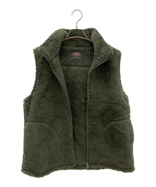BEAMS（ビームス）BEAMS (ビームス) フリースベスト グリーン サイズ:SIZE Mの古着・服飾アイテム