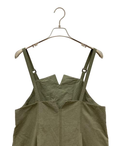 NOMBRE IMPAIR（ノンブルアンペール）NOMBRE IMPAIR (ノンブルアンペール) ジャンパースカート グリーン サイズ:SIZE Free 未使用品の古着・服飾アイテム