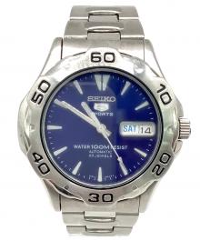 SEIKO 5（セイコーファイブ）の古着「リストウォッチ」｜ネイビー