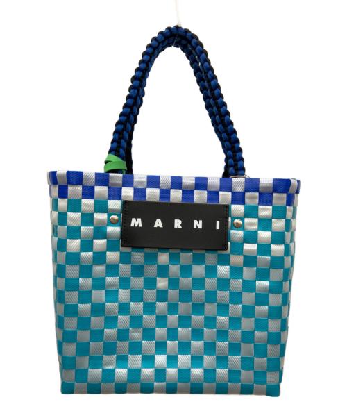 MARNI（マルニ）MARNI (マルニ) ピクニックバッグ ブルーの古着・服飾アイテム
