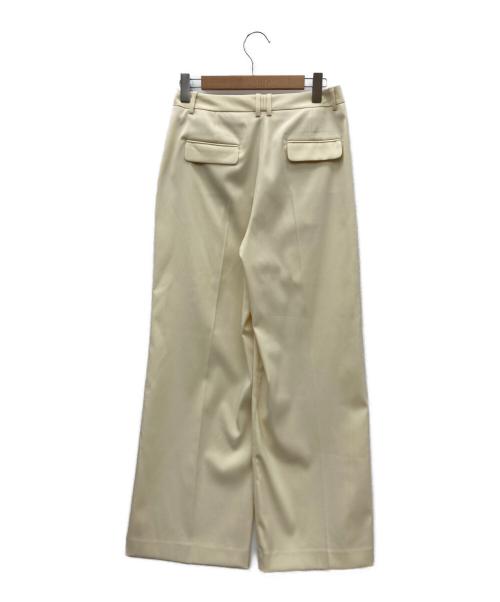 theory luxe（セオリーリュクス）theory luxe (セオリーリュクス) タックワイドパンツ ソフトイエロー サイズ:40 未使用品の古着・服飾アイテム