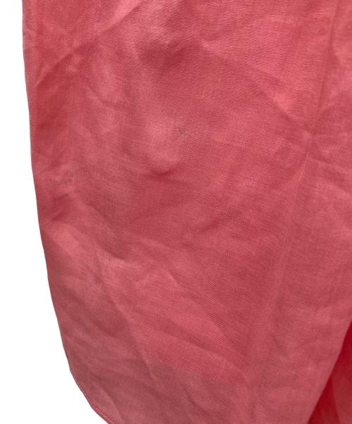 BALLSEY（ボールジィ）BALLSEY (ボールジィ) スムースラミー ハーフスリーブブラウス ピンク サイズ:36 未使用品の古着・服飾アイテム