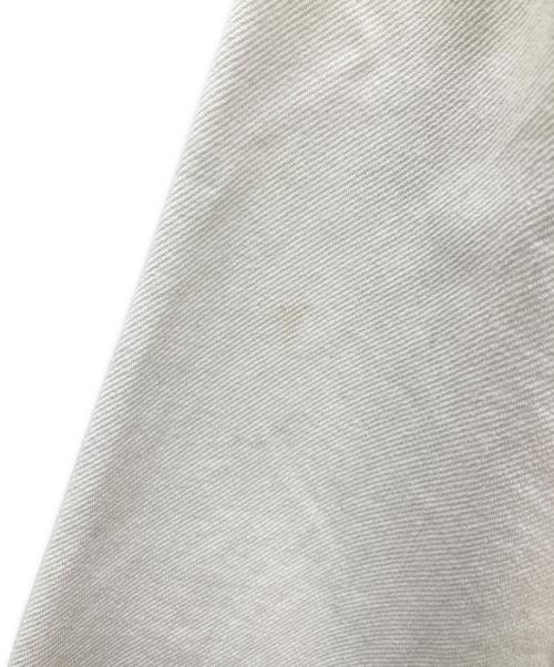 stussy（ステューシー）stussy (ステューシー) Denim Zip Work Jacket OVERDYED ホワイト サイズ:SIZE Lの古着・服飾アイテム