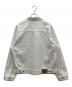 stussy (ステューシー) Denim Zip Work Jacket OVERDYED ホワイト サイズ:SIZE L：15000円