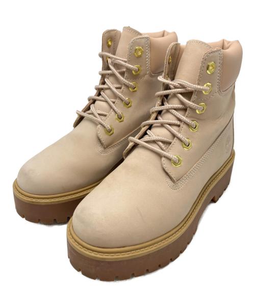Timberland（ティンバーランド）Timberland (ティンバーランド) ストーン ストリート 6インチ ウォータープルーフ ブーツ ピンク サイズ:SIZE 24cmの古着・服飾アイテム