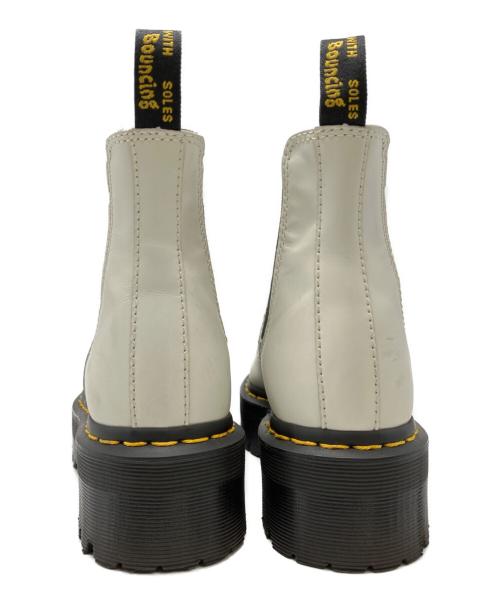 Dr.Martens（ドクターマーチン）Dr.Martens (ドクターマーチン) QUAD チェルシーブーツ ホワイト×ブラック サイズ:SIZE UK 4の古着・服飾アイテム