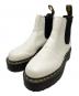 Dr.Martens（ドクターマーチン）の古着「QUAD チェルシーブーツ」｜ホワイト×ブラック