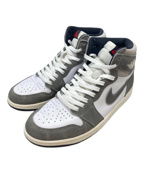 NIKE（ナイキ）NIKE (ナイキ) AIR JORDAN 1 RETRO HIGH OG グレー×ホワイト サイズ:SIZE 27.5cmの古着・服飾アイテム