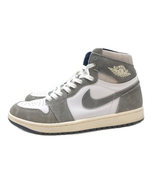 NIKE（ナイキ）NIKE (ナイキ) AIR JORDAN 1 RETRO HIGH OG グレー×ホワイト サイズ:SIZE 27.5cmの古着・服飾アイテム