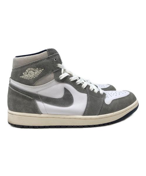 NIKE（ナイキ）NIKE (ナイキ) AIR JORDAN 1 RETRO HIGH OG グレー×ホワイト サイズ:SIZE 27.5cmの古着・服飾アイテム