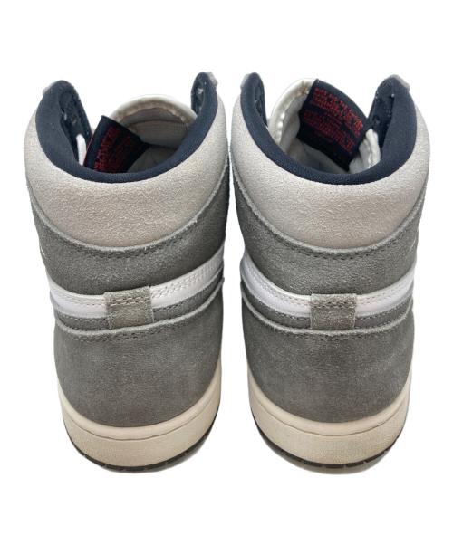 NIKE（ナイキ）NIKE (ナイキ) AIR JORDAN 1 RETRO HIGH OG グレー×ホワイト サイズ:SIZE 27.5cmの古着・服飾アイテム