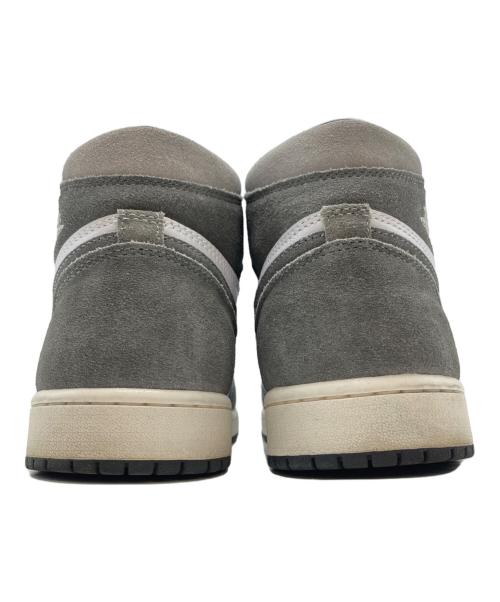 NIKE（ナイキ）NIKE (ナイキ) AIR JORDAN 1 RETRO HIGH OG グレー×ホワイト サイズ:SIZE 27.5cmの古着・服飾アイテム