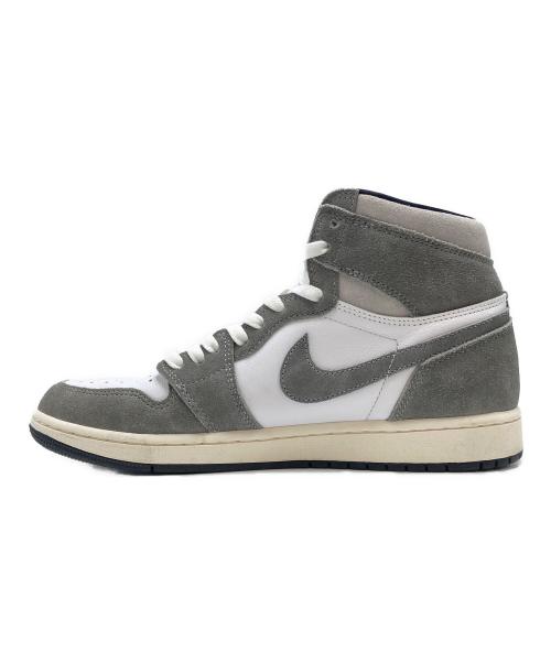 NIKE（ナイキ）NIKE (ナイキ) AIR JORDAN 1 RETRO HIGH OG グレー×ホワイト サイズ:SIZE 27.5cmの古着・服飾アイテム
