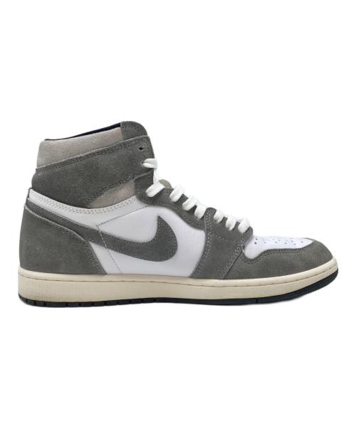 NIKE（ナイキ）NIKE (ナイキ) AIR JORDAN 1 RETRO HIGH OG グレー×ホワイト サイズ:SIZE 27.5cmの古着・服飾アイテム