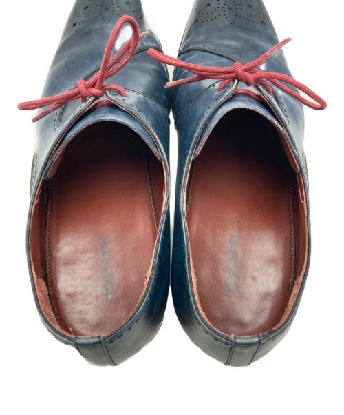MAGNANNI（マグナーニ）MAGNANNI (マグナーニ) レザーシューズ ネイビー×ブラウン サイズ:SIZE 44の古着・服飾アイテム