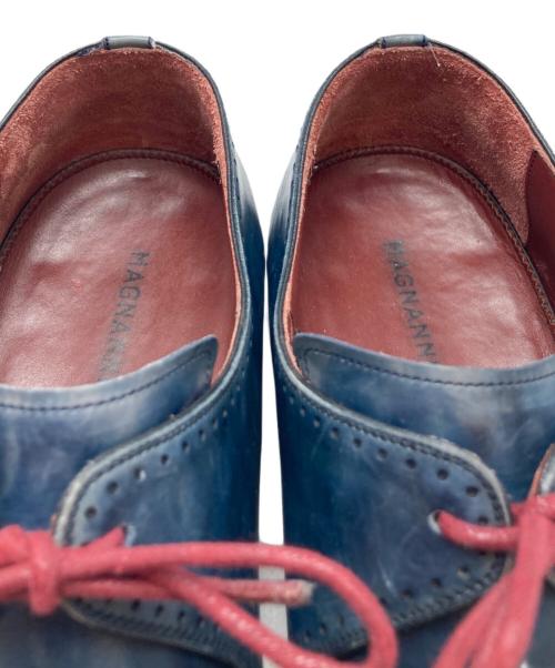 MAGNANNI（マグナーニ）MAGNANNI (マグナーニ) レザーシューズ ネイビー×ブラウン サイズ:SIZE 44の古着・服飾アイテム