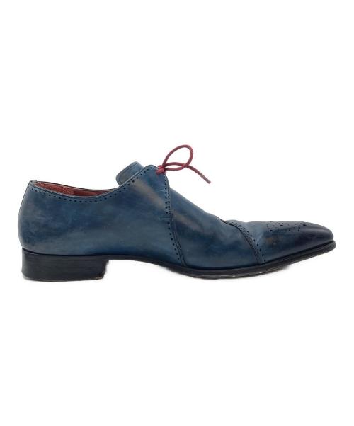MAGNANNI（マグナーニ）MAGNANNI (マグナーニ) レザーシューズ ネイビー×ブラウン サイズ:SIZE 44の古着・服飾アイテム