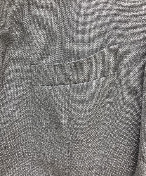 TAGLIATORE（タリアトーレ）TAGLIATORE (タリアトーレ) ストレッチウールホップサックソリッド2Bジャケット グレー サイズ:SIZE 48の古着・服飾アイテム
