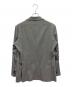 TAGLIATORE (タリアトーレ) ストレッチウールホップサックソリッド2Bジャケット グレー サイズ:SIZE 48：25000円