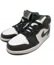 NIKE（ナイキ）の古着「Air Jordan 1 Mid "Panda Elephant/Safari"」｜ブラック×ホワイト