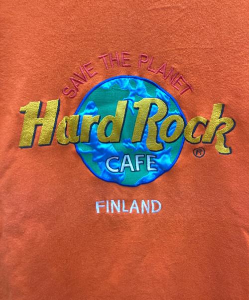 JERZEES（ジャージーズ）JERZEES (ジャージーズ) Hard Rock CAFE FINLAND オレンジ サイズ:SIZE XLの古着・服飾アイテム