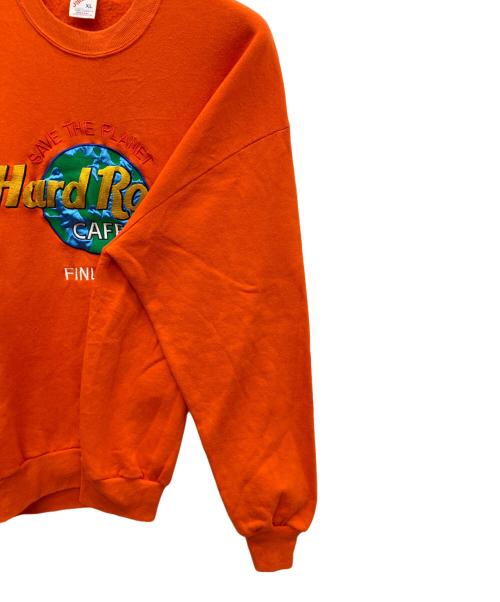 JERZEES（ジャージーズ）JERZEES (ジャージーズ) Hard Rock CAFE FINLAND オレンジ サイズ:SIZE XLの古着・服飾アイテム