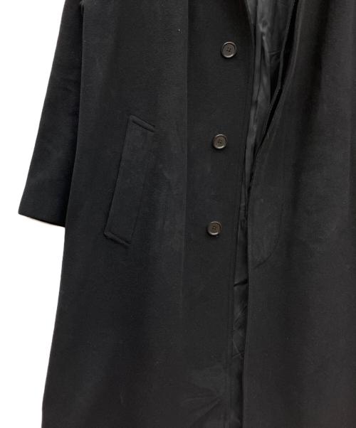 EMPORIO ARMANI（エンポリオアルマーニ）EMPORIO ARMANI (エンポリオアルマーニ) ウールコート ブラック サイズ:48の古着・服飾アイテム