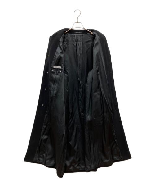 EMPORIO ARMANI（エンポリオアルマーニ）EMPORIO ARMANI (エンポリオアルマーニ) ウールコート ブラック サイズ:48の古着・服飾アイテム