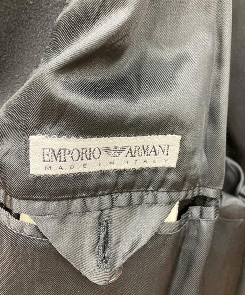 EMPORIO ARMANI（エンポリオアルマーニ）EMPORIO ARMANI (エンポリオアルマーニ) ウールコート ブラック サイズ:48の古着・服飾アイテム