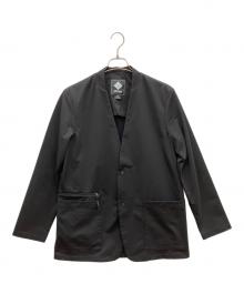 Columbia（コロンビア）の古着「ノーカラージャケット」｜ブラック
