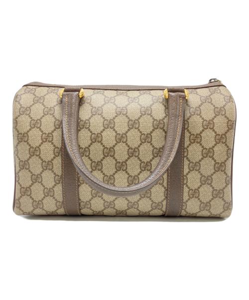 GUCCI（グッチ）GUCCI (グッチ) シェリーライン ミニボストンバッグ ブラウンの古着・服飾アイテム