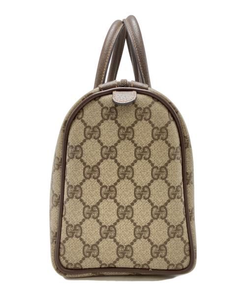 GUCCI（グッチ）GUCCI (グッチ) シェリーライン ミニボストンバッグ ブラウンの古着・服飾アイテム