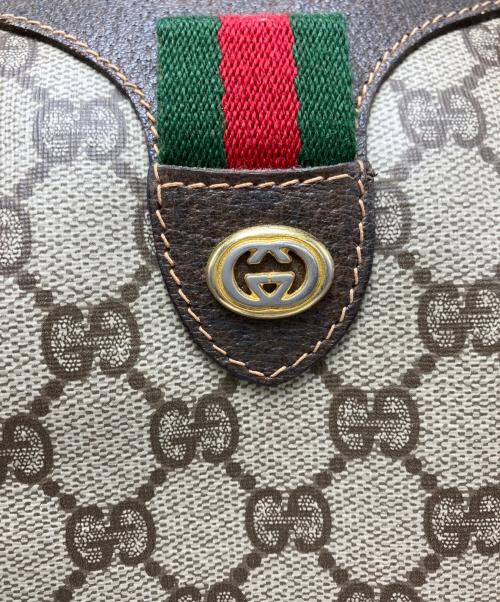 GUCCI（グッチ）GUCCI (グッチ) シェリーライン ミニボストンバッグ ブラウンの古着・服飾アイテム