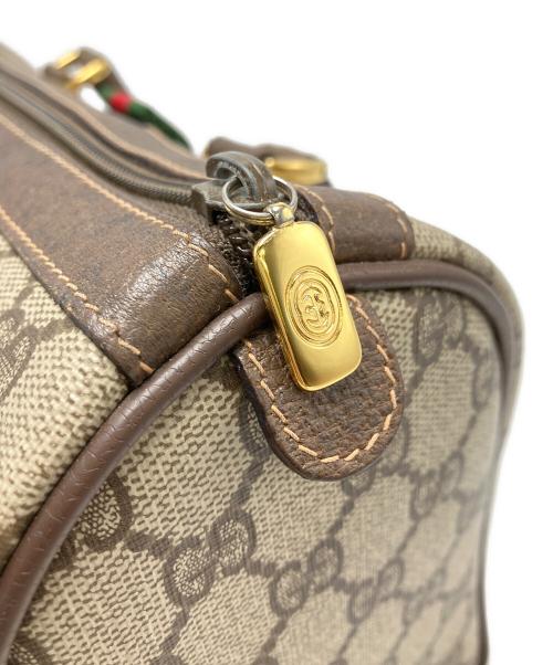 GUCCI（グッチ）GUCCI (グッチ) シェリーライン ミニボストンバッグ ブラウンの古着・服飾アイテム