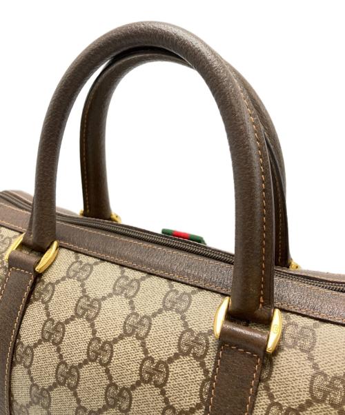 GUCCI（グッチ）GUCCI (グッチ) シェリーライン ミニボストンバッグ ブラウンの古着・服飾アイテム