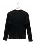 BURBERRY BLACK LABEL (バーバリーブラックレーベル) ヘンリーネックカットソー ブラック サイズ:3：5000円