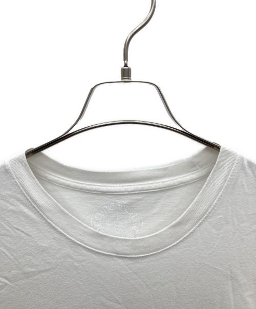 CHROME HEARTS（クロムハーツ）CHROME HEARTS (クロムハーツ) ロゴポケット クルーネック 半袖Tシャツ ホワイト サイズ:SIZE Lの古着・服飾アイテム