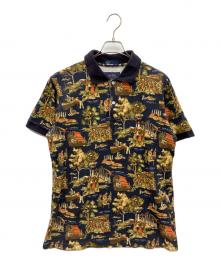 FRED PERRY×nowartt（フレッドペリー×ノワート）の古着「ポロシャツ」｜ネイビー×ブラウン