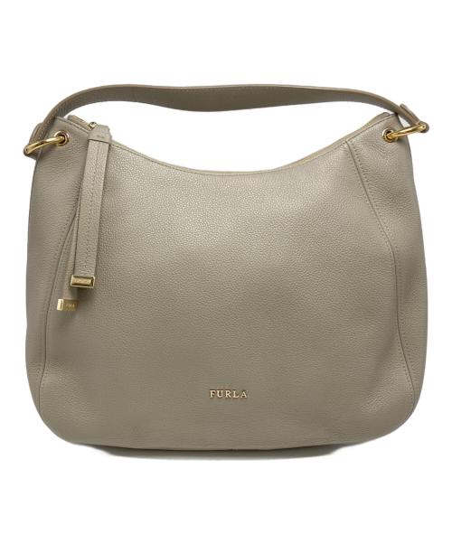 FURLA（フルラ）FURLA (フルラ) セミショルダーバッグ グレーの古着・服飾アイテム