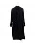 yohji yamamoto+noir（ヨウジヤマモトプリュスノアール）の古着「長袖ワンピース」｜ブラック