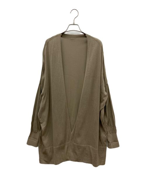MUSE（ミューズ）MUSE (ミューズ) 薄手カーディガン ベージュ サイズ:不明の古着・服飾アイテム