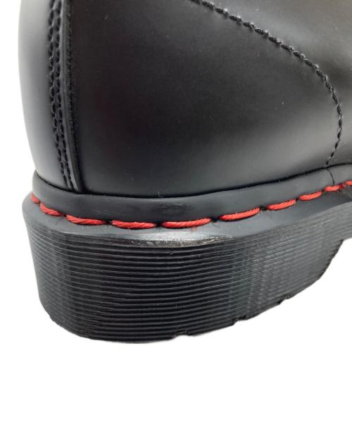 Dr.Martens（ドクターマーチン）Dr.Martens (ドクターマーチン) レッドステッチ8ホールブーツ ブラック×レッド サイズ:SIZE 26cmの古着・服飾アイテム