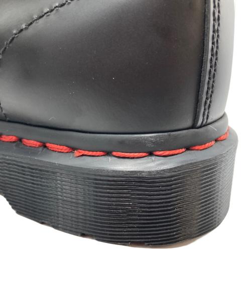 Dr.Martens（ドクターマーチン）Dr.Martens (ドクターマーチン) レッドステッチ8ホールブーツ ブラック×レッド サイズ:SIZE 26cmの古着・服飾アイテム