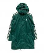 adidasアディダス）の古着「トレフォイルマネージャージャケット」｜グリーン